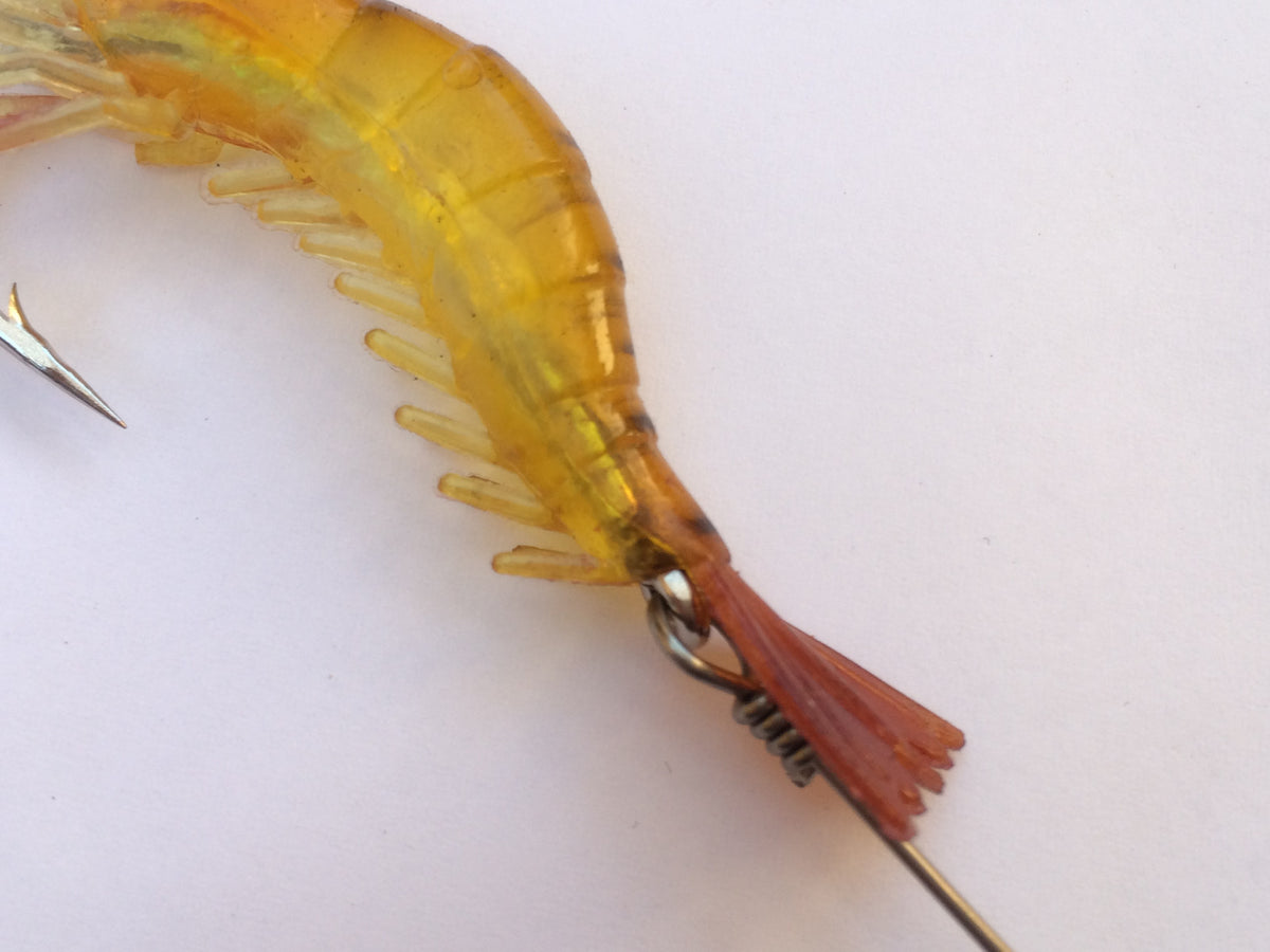 Giant Live Shrimp Fishing Lure Set with Hooks - 4 Inch Soft Silicone Baits for Bass