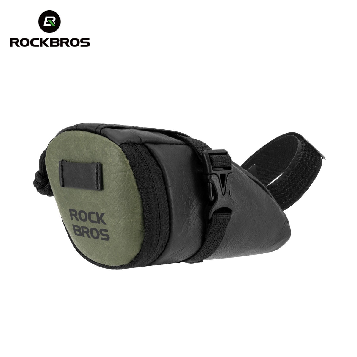 Water-Resistant Bike Saddle Bag with Light Strip - Under Seat Cycling Storage
