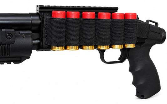 6-Shell Shotgun Shell Carrier for Maverick 88 & Mossberg 12 Gauge - Nylon Side Holder