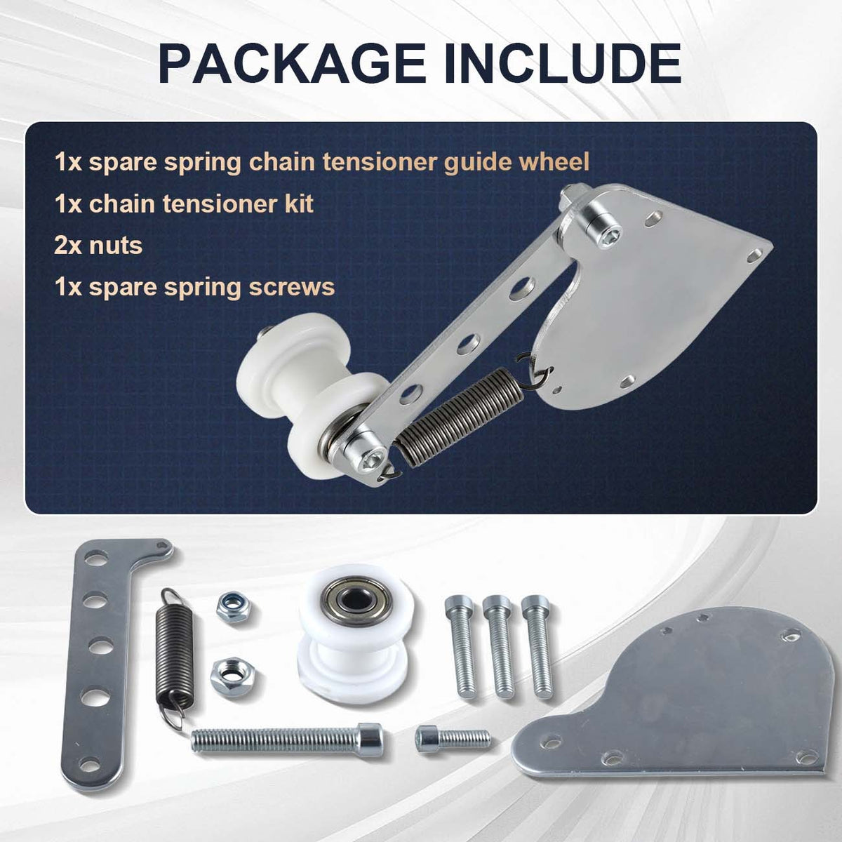 Motorized Bicycle Chain Tensioner for 49cc 66cc 80cc 2-Stroke Engines