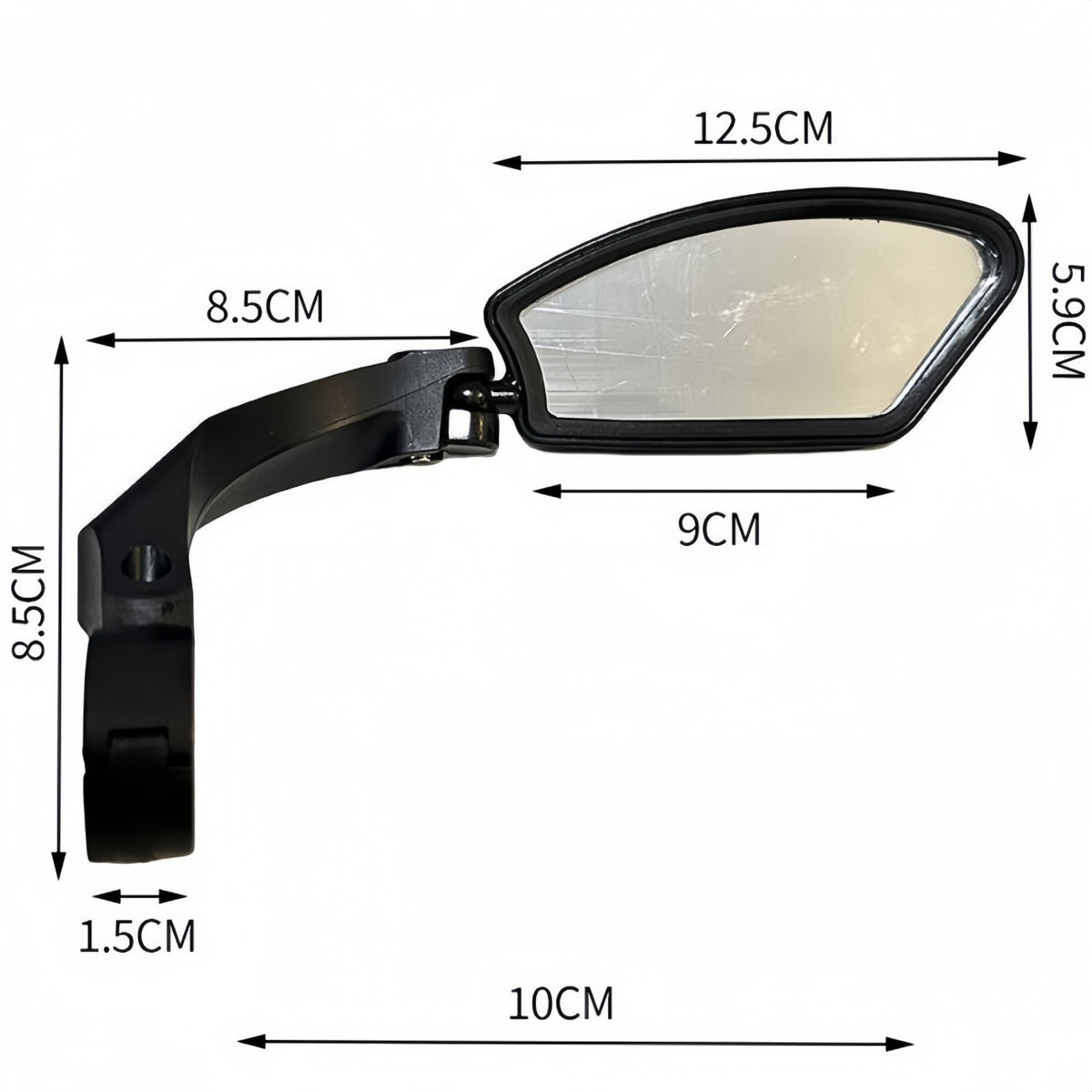 Bike Rearview Mirrors - Handlebar Cycling Safety Mirrors, 2 Pack
