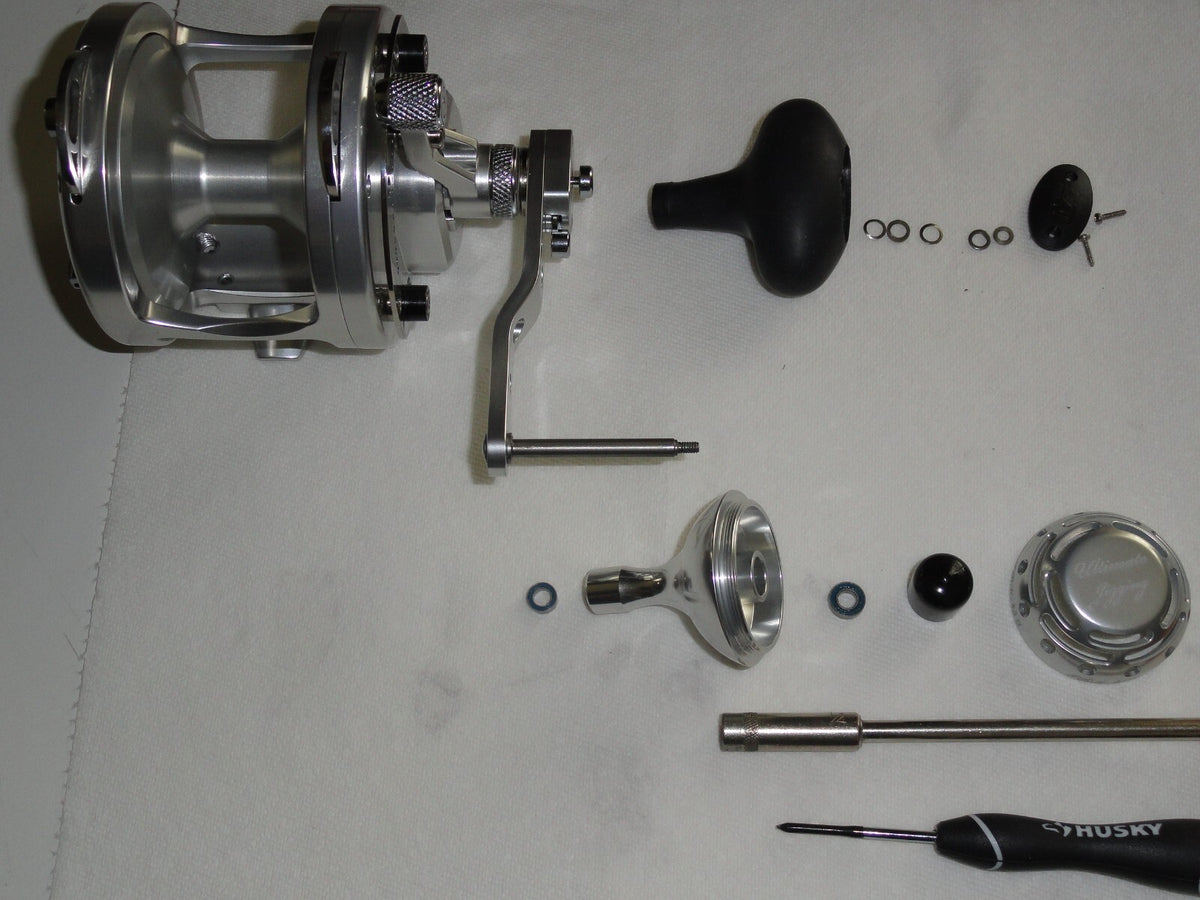 Fishing Reel Power Knob for Avet SX MXL MXJ LX HX Raptor - Aluminum, Silver