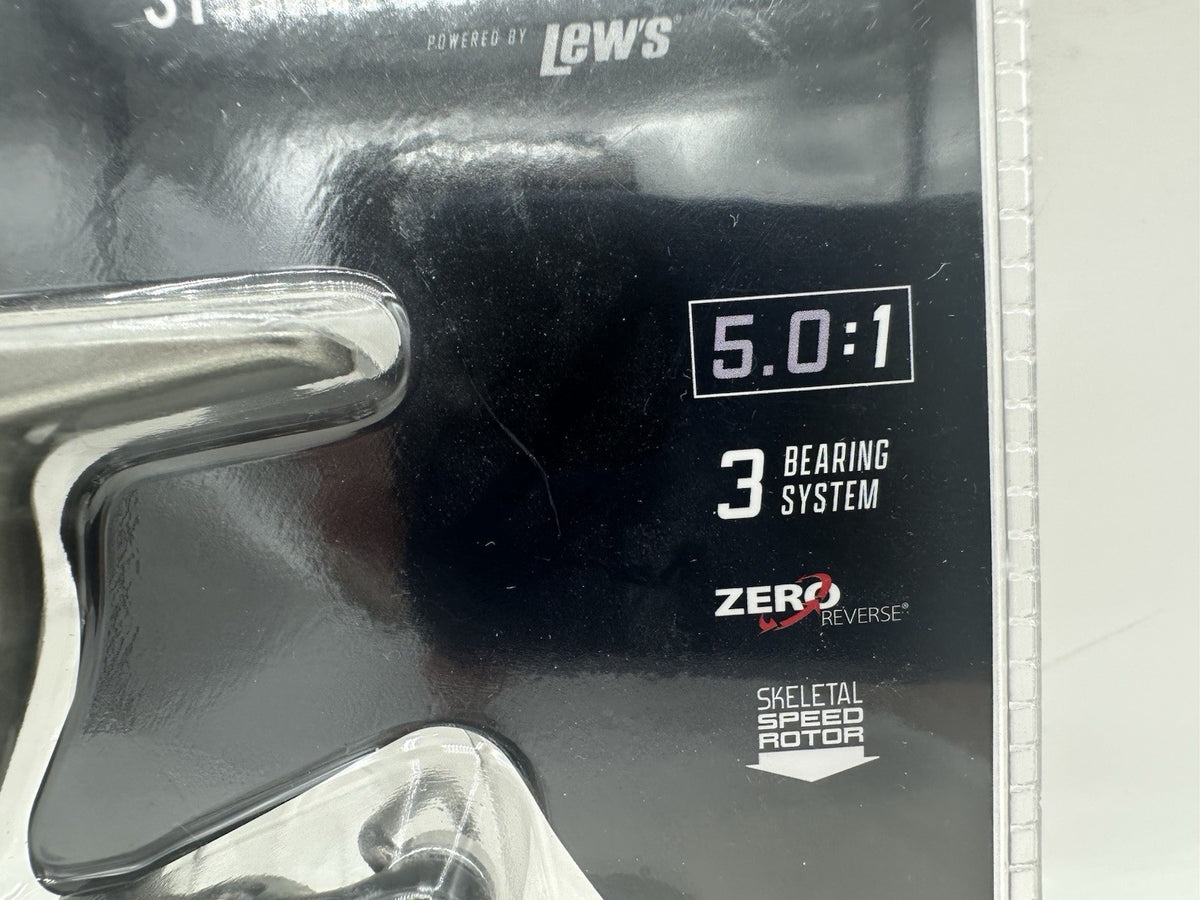 Lightweight Spinning Fishing Reel - Lew’s Lite Speed L575C LS75 Aluminum Graphite