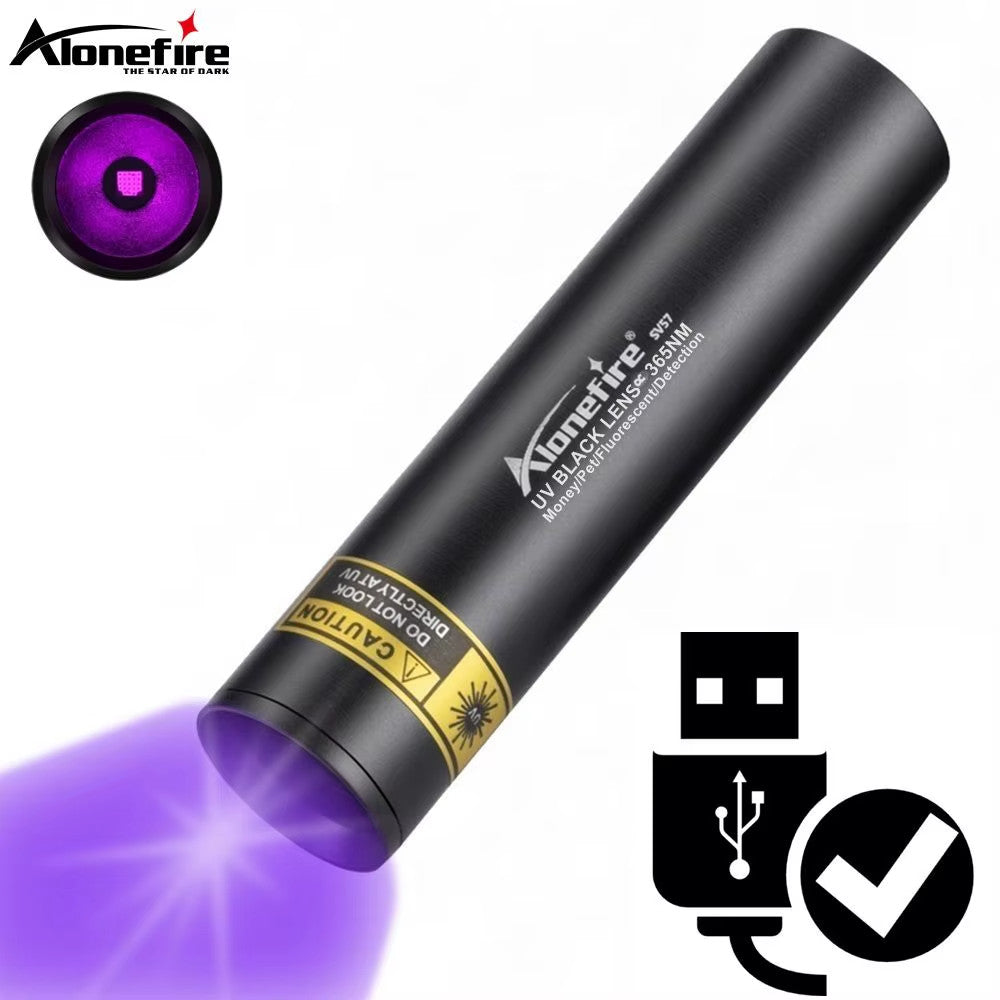 365nm Longwave UV Light Blacklight for Minerals and Rock Hunting