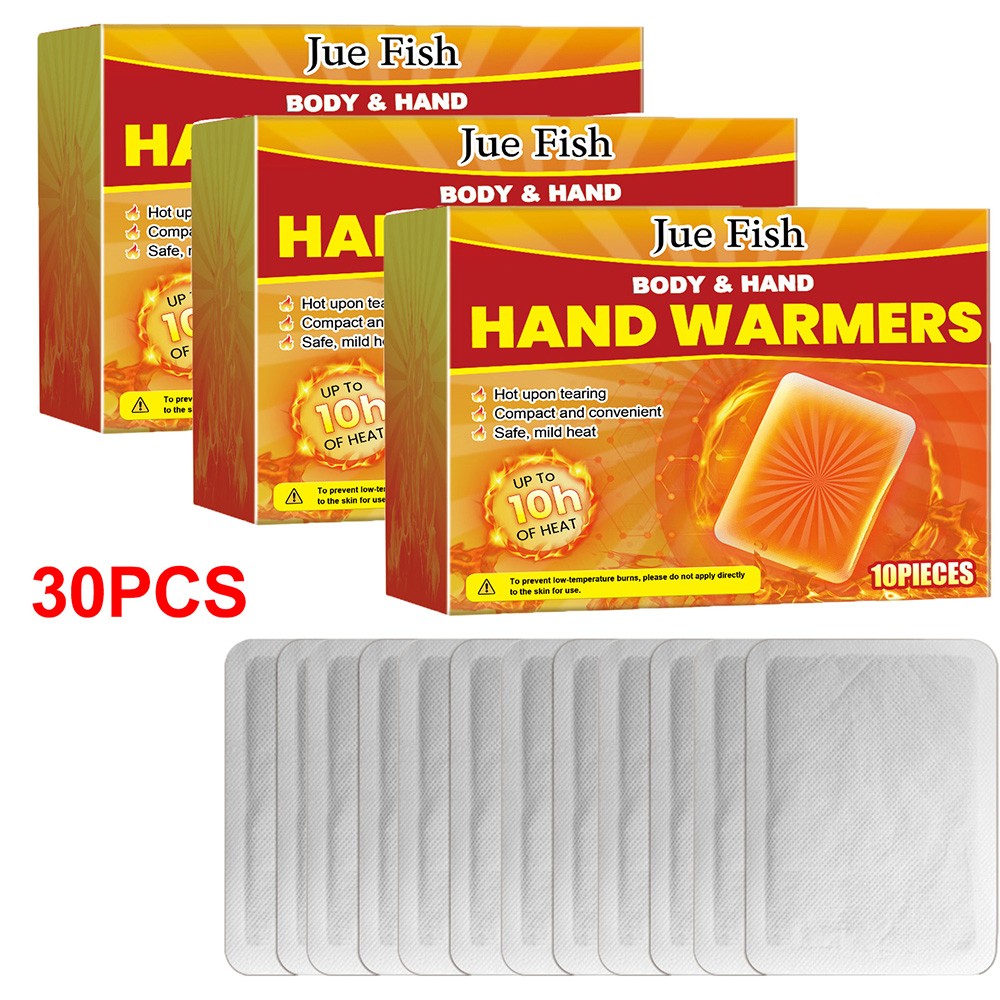 Natural Odorless Hand Warmers Pack - Safe Pocket Heat for Outdoor Activities