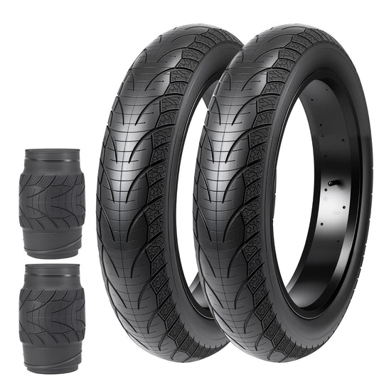 20x4 Inch Fat Bike Tire 2 Pack - E-Bike & Mountain Bike Replacement