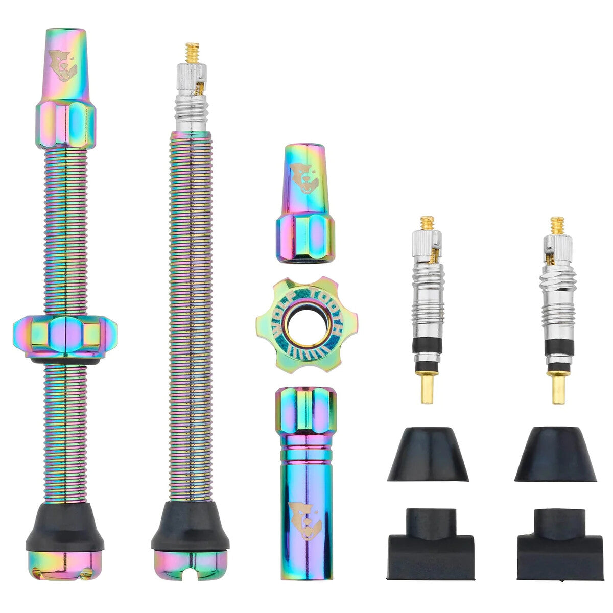 Tubeless Valve Stem Kit for Bicycle - All Sizes & Colors