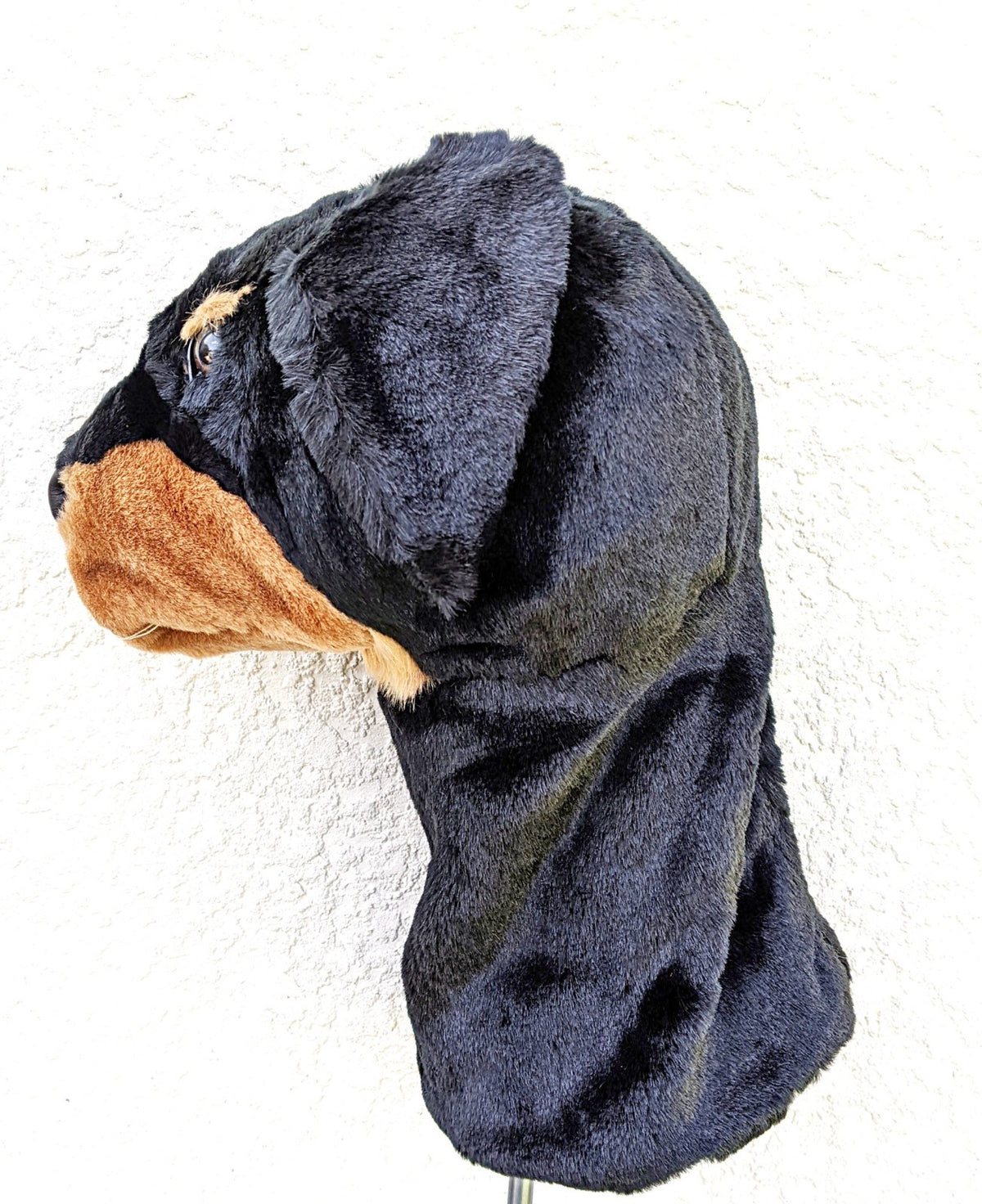 Rottweiler Golf Headcover for Drivers Up to 460cc - Easy On Off, Great Gift