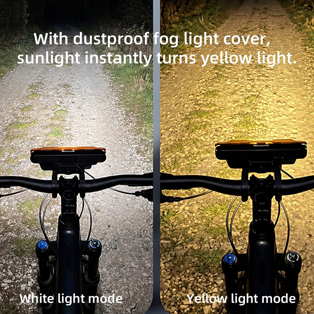 4000mAh Waterproof USB Rechargeable Bike Headlight with Remote Control