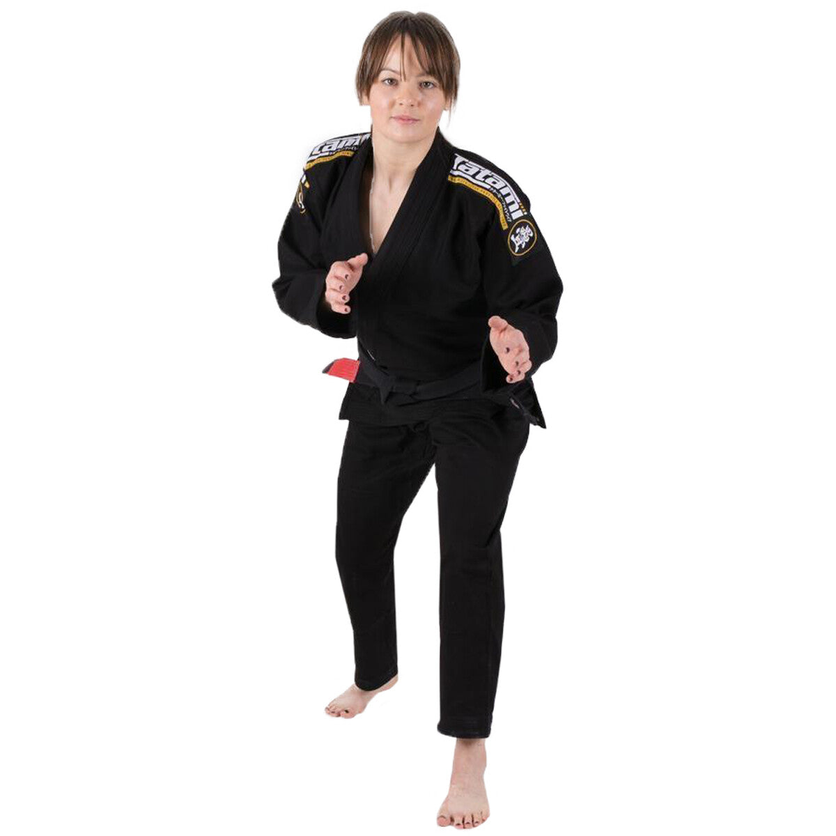 Women's BJJ Gi Tatami Fightwear Nova Absolute Black Comfortable Training Uniform