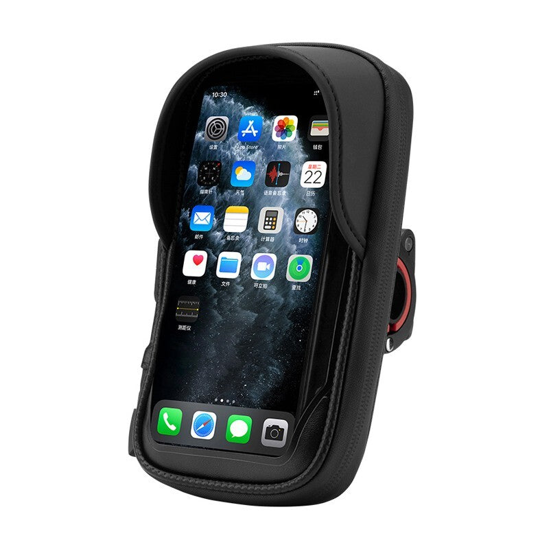 Bike Handlebar Phone Mount Bag 6.8 Inch Shockproof Motorcycle Phone Holder