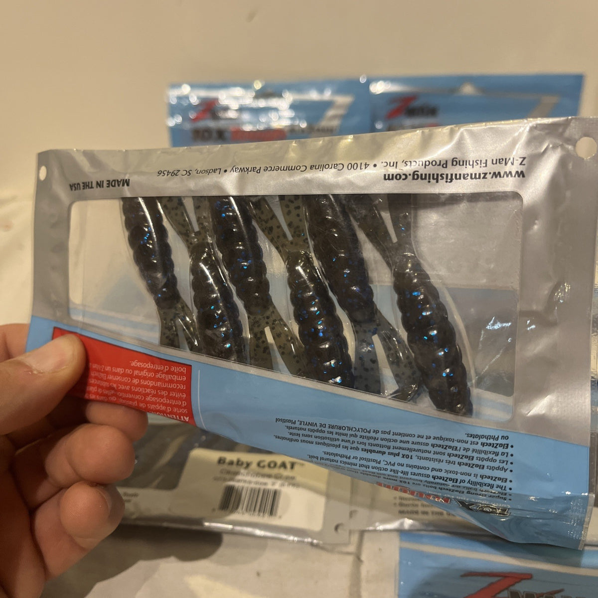 Z Man Baby Goat 3” Okeechobee Craw Bait Pack of 60