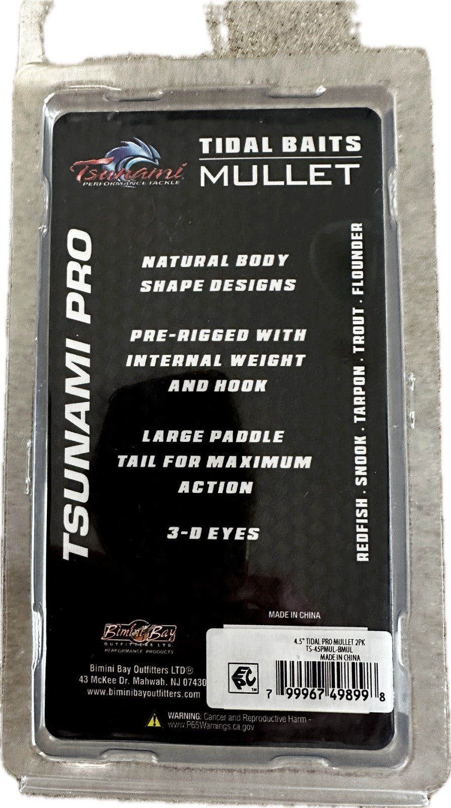 4.5 Inch Mullet Soft Plastic Bait Pack for Freshwater & Saltwater Fishing