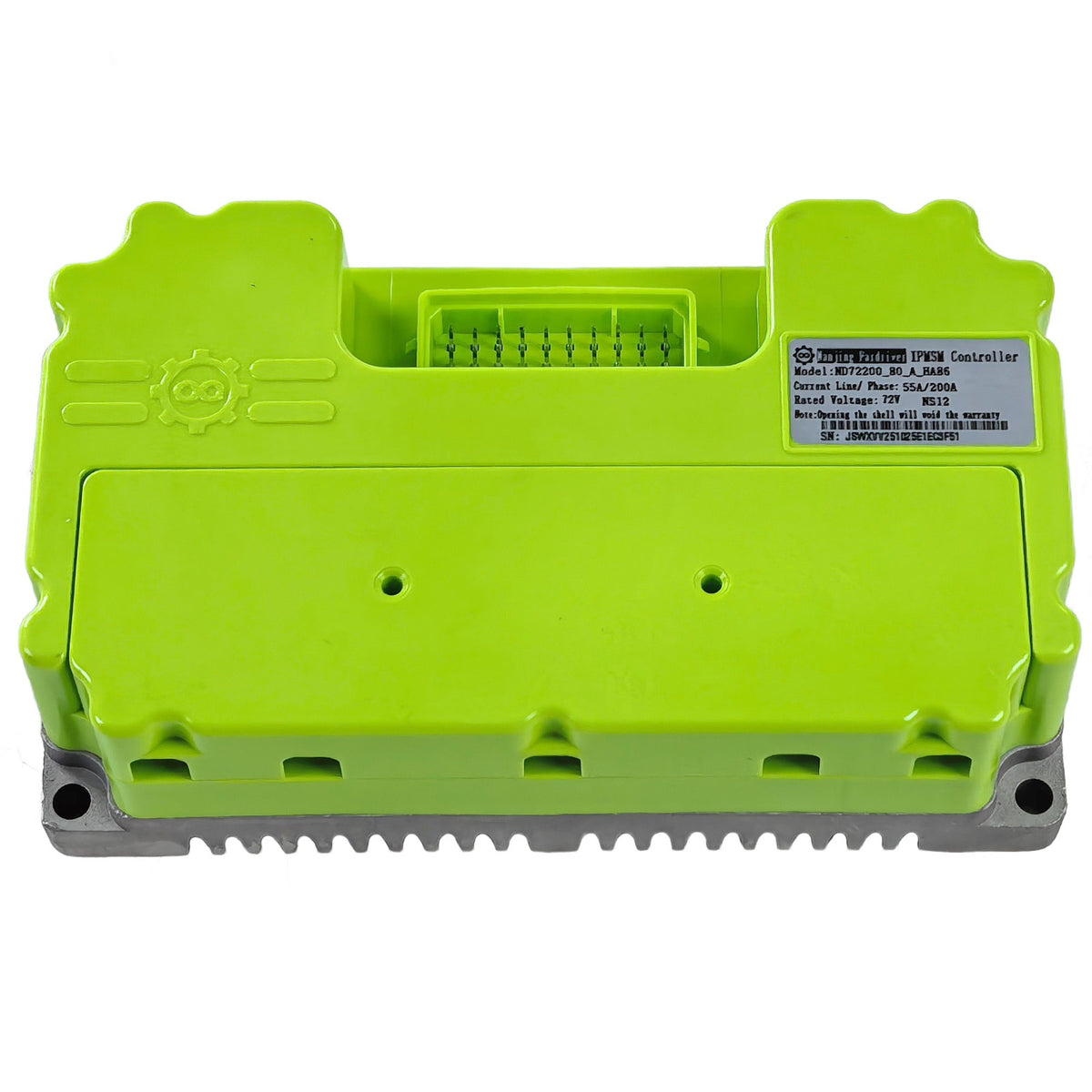 72V BLDC Motor Controller with Bluetooth Module 55A/200A for E-Bikes & Tricycles