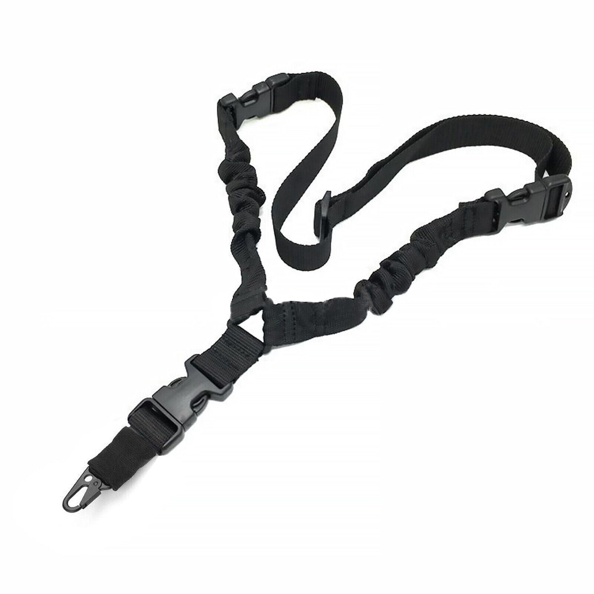 Single Point Tactical Gun Sling Strap Bungee Rifle with Quick Release