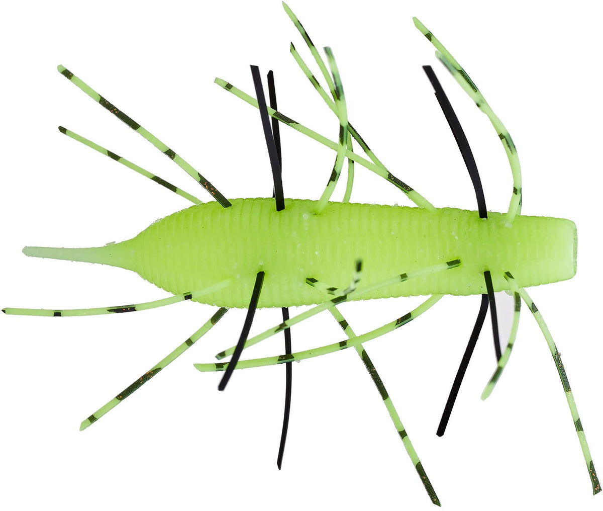Soft Plastic Grub Bait for Bass Fishing - 60mm 2.5 Inches, Multiple Colors
