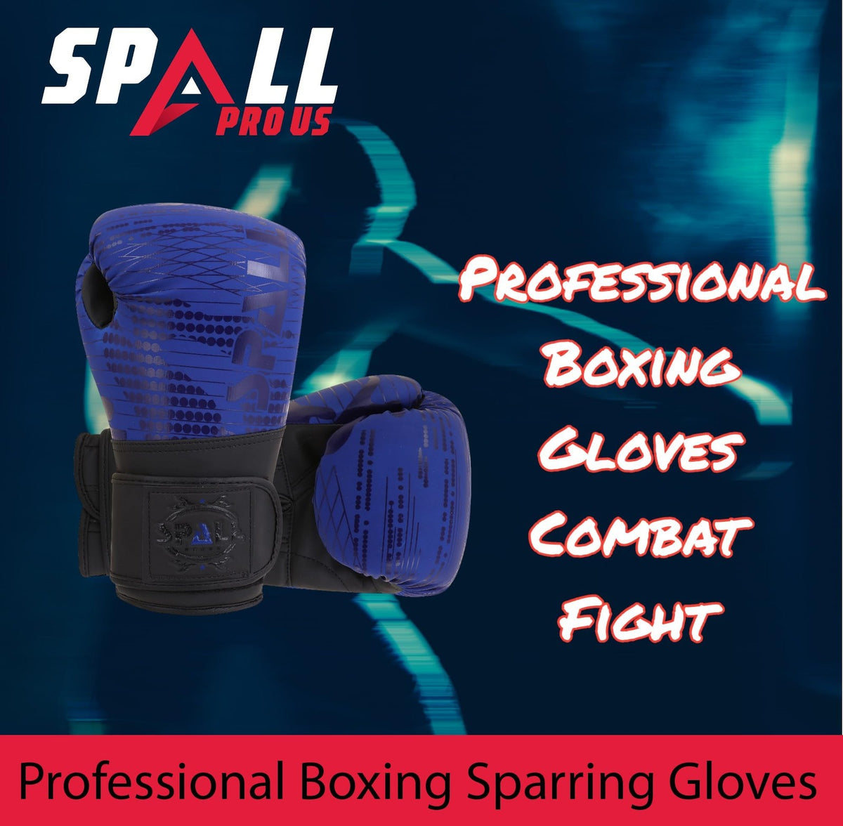 Kids & Adult Boxing Gloves 14OZ Sparring Training Gloves Blue