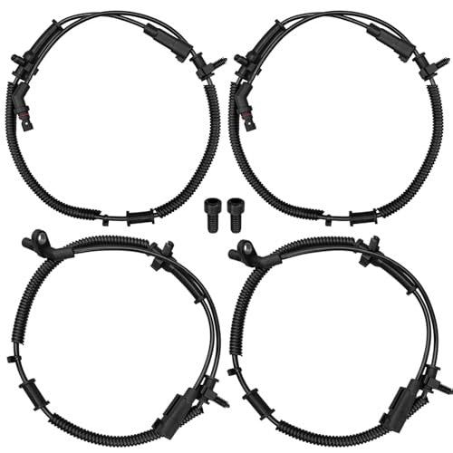 Front & Rear ABS Wheel Speed Sensors for Ram 1500 2013-2018 - 4 Pack
