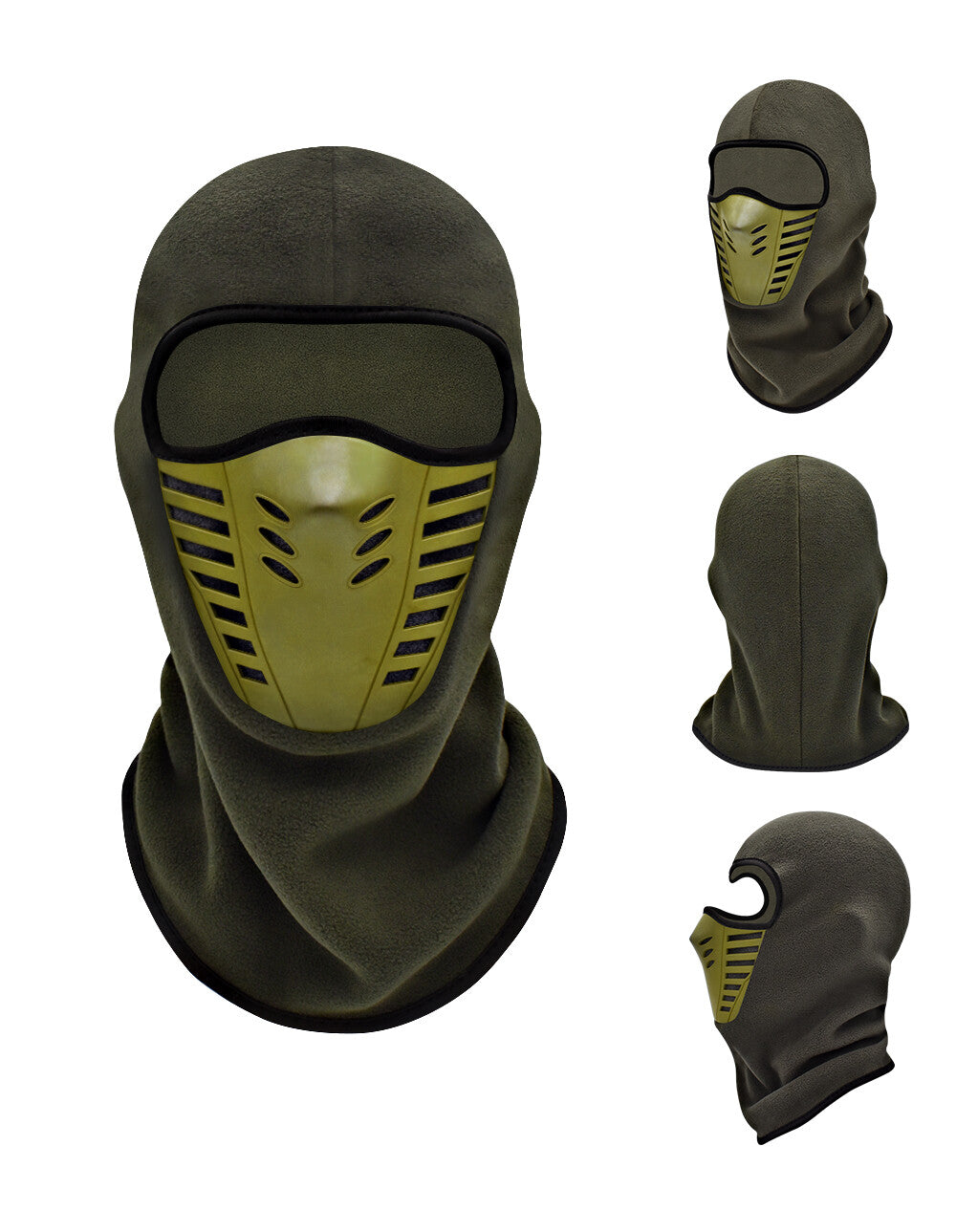 Winter Ski Balaclava Face Mask Windproof Fleece Headgear for Outdoor Sports