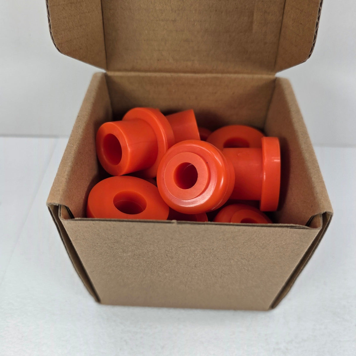 Golf Cart A-Arm Bushing Kit for Lift Suspension - 20 Pieces Orange Polyurethane