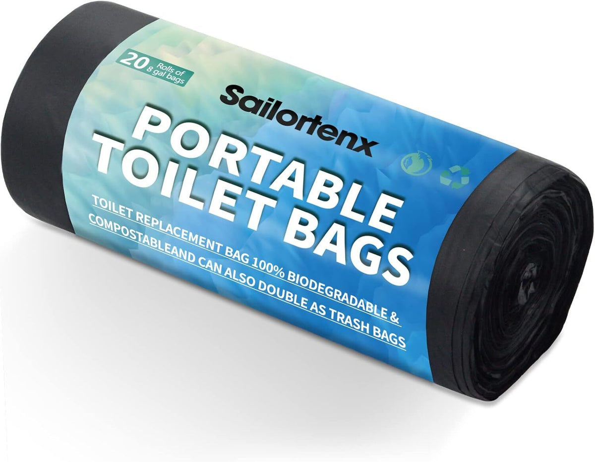 Portable Camping Toilet Seat for 5-Gallon Buckets with Lid - Snap-On Design, Black