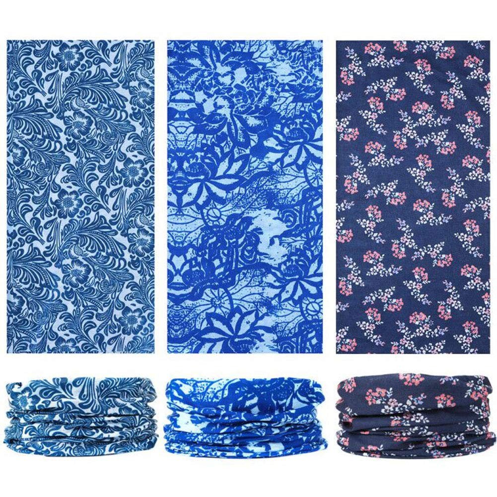 Multifunctional UV Protection Neck Gaiter Face Mask - 6 Pack