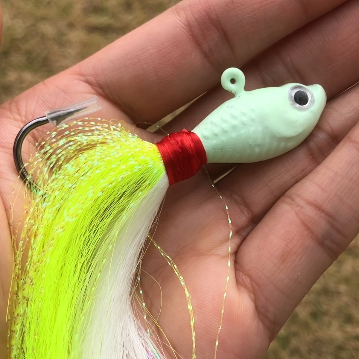 5pcs Realistic Deer Hair Fishing Lures 28g Casting Sea Fishing Tackle