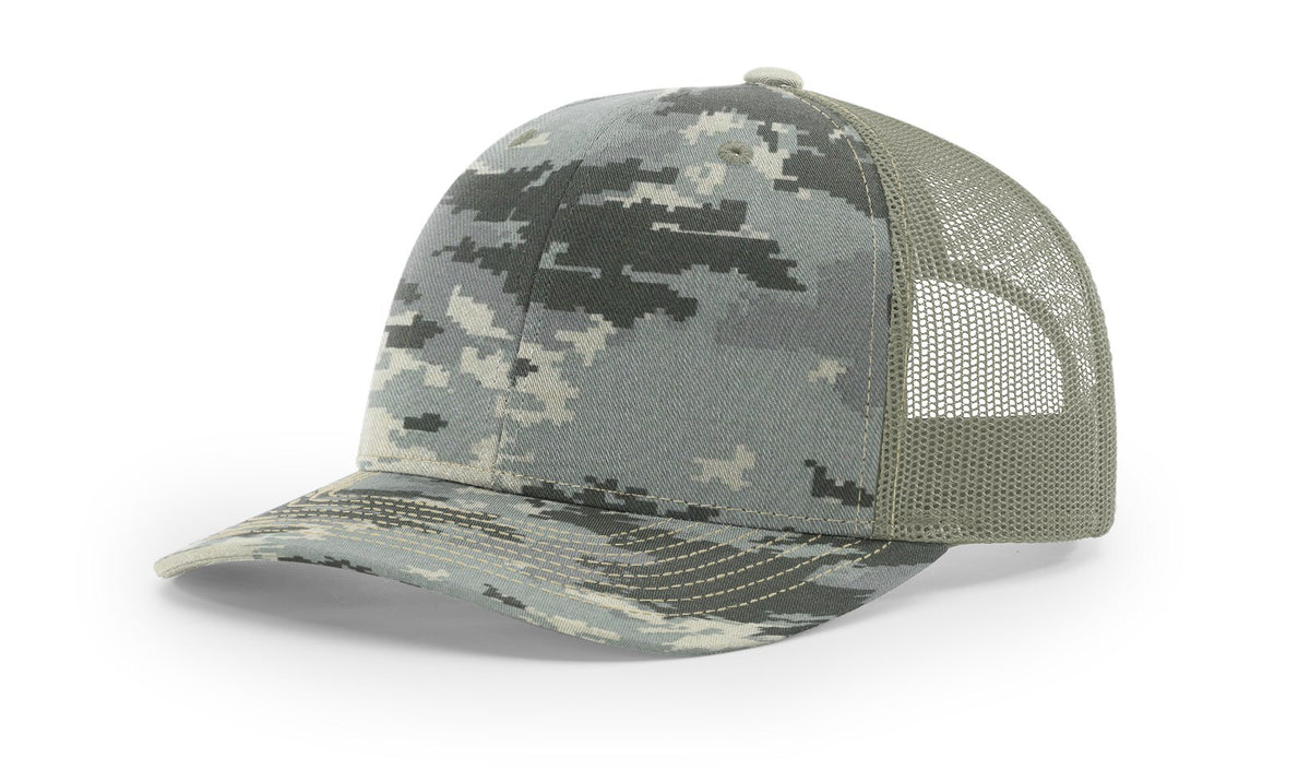 Richardson Camo Trucker Hat Adjustable Snapback Cap Multiple Colors