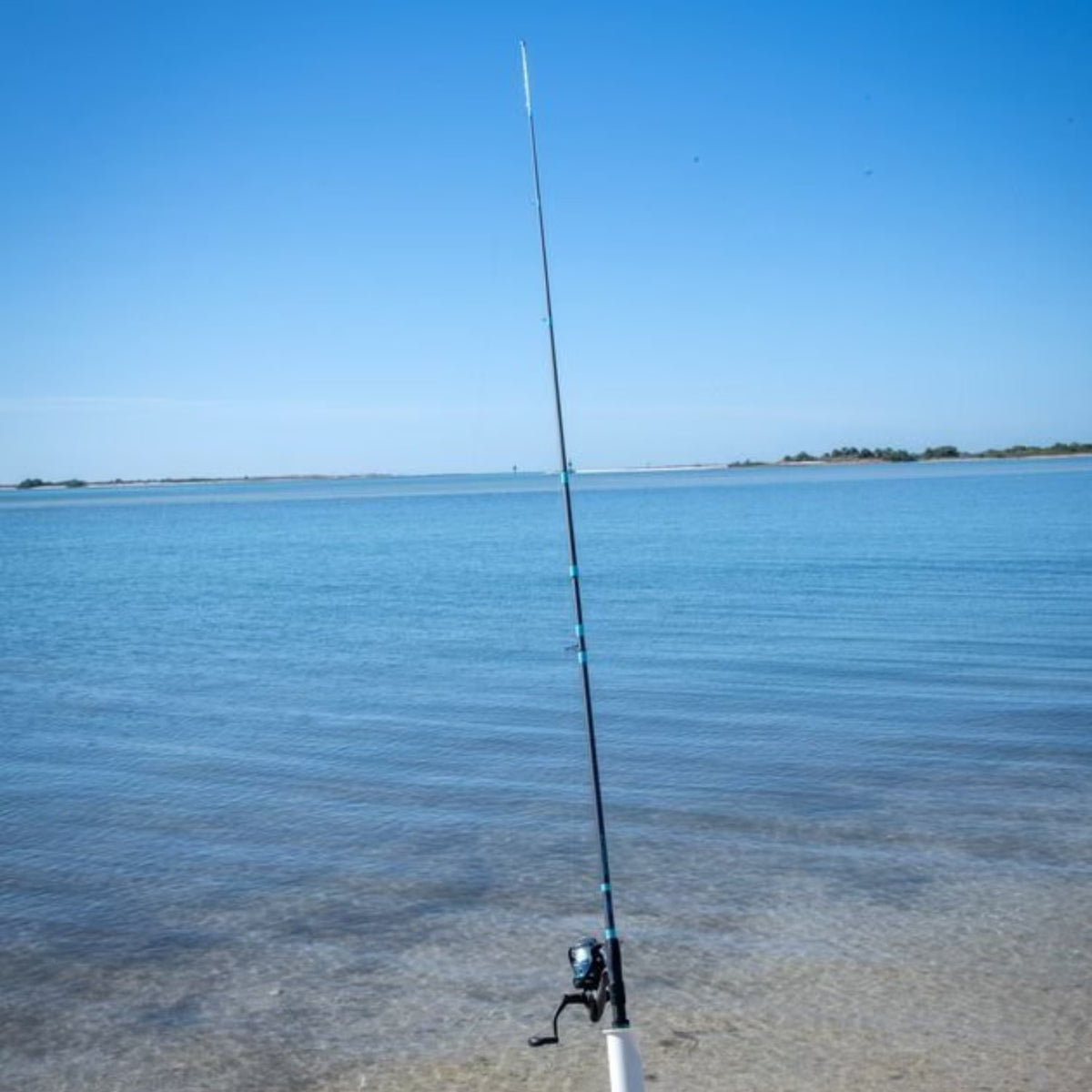 Tsunami 42-Inch Sand Spike Rod Holder - Aluminum & PVC Beach Fishing Gear