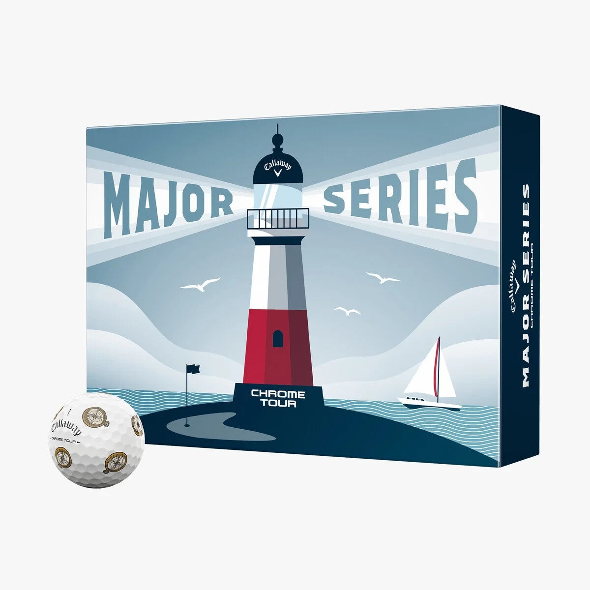 Limited Edition Chrome Tour Golf Balls - Callaway Major 2026 Collection