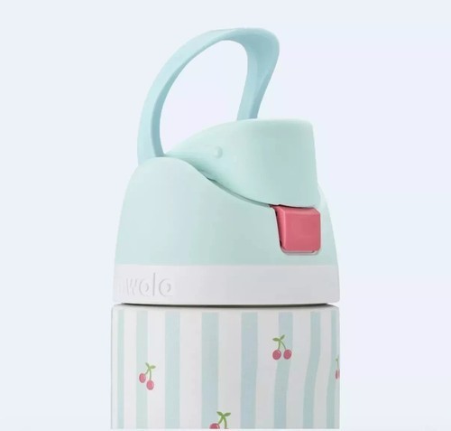 24oz Insulated Cherry Water Bottle with Flip Lock - Birthday Bash