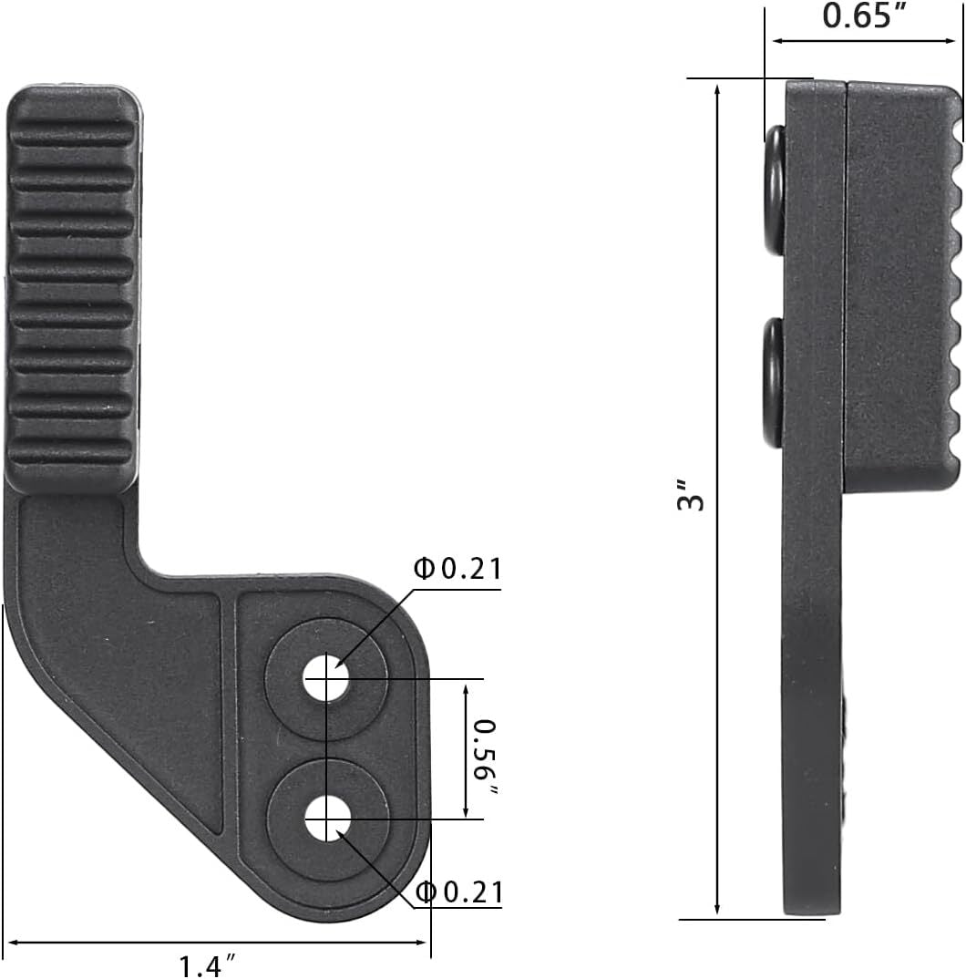 Holster Claw Kit for IWB Holsters - Ambidextrous Concealment Wing Adjustable