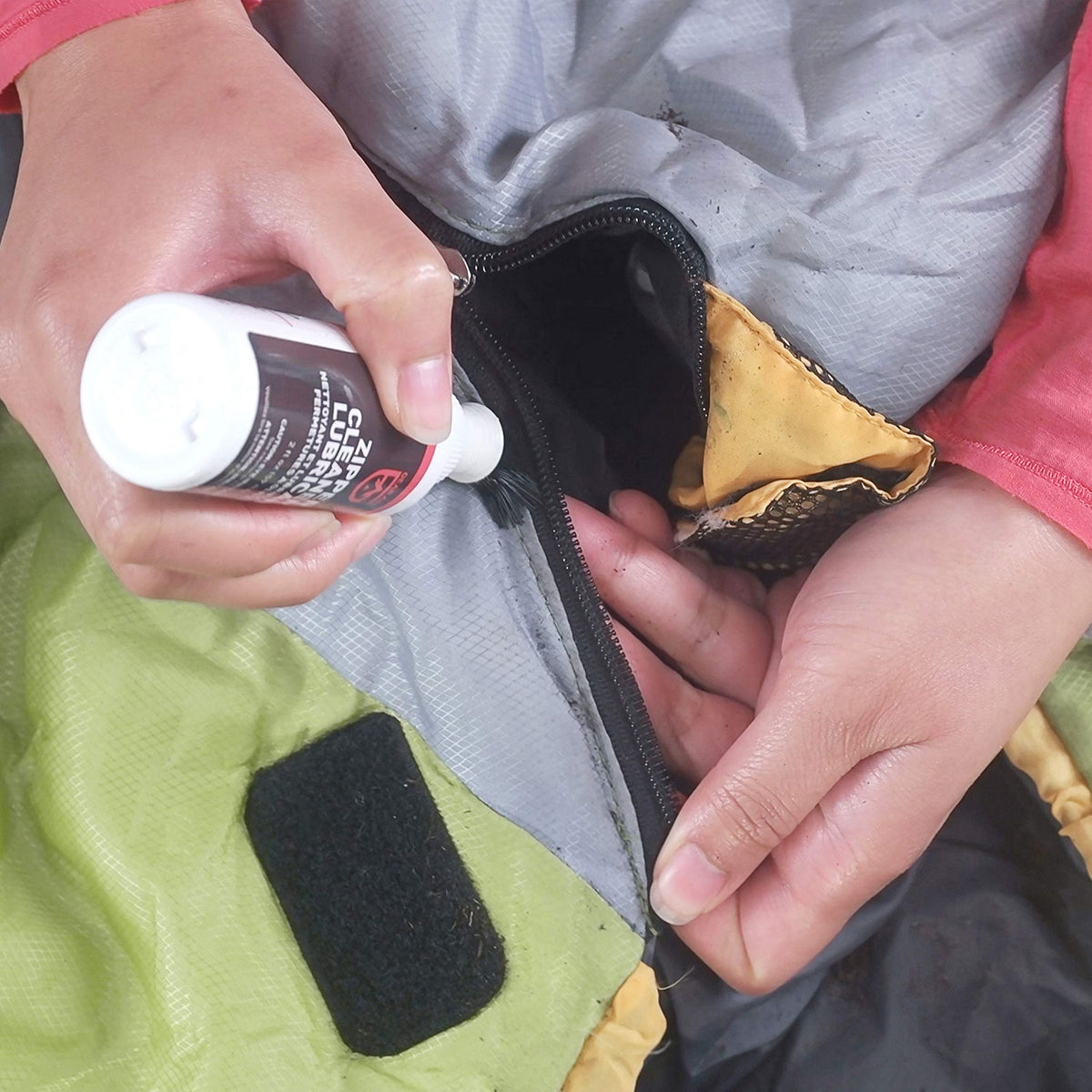 Zipper Cleaner & Lubricant Kit for Outdoor Gear and Clothing - 2 oz