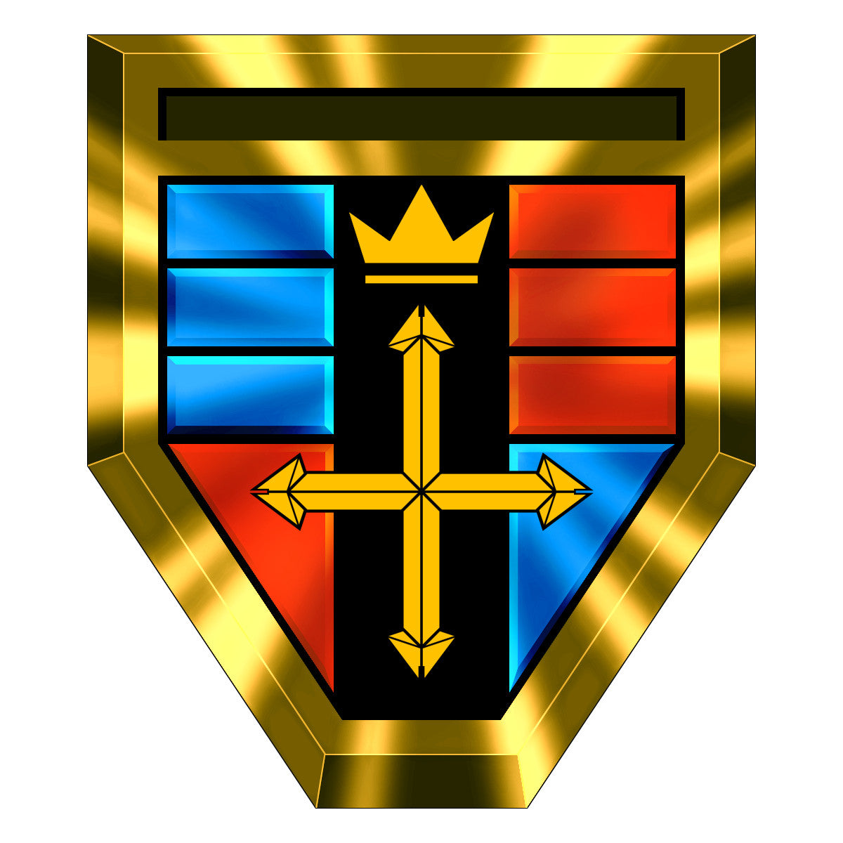 Anime Voltron Crest Sticker Decal - 3 Inch Laminated Vinyl, Weather-Resistant