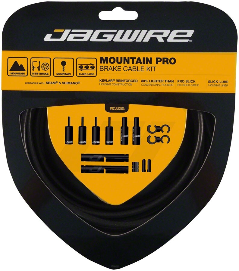 Jagwire Mountain Pro Brake Cable Kit for MTB - All Colors