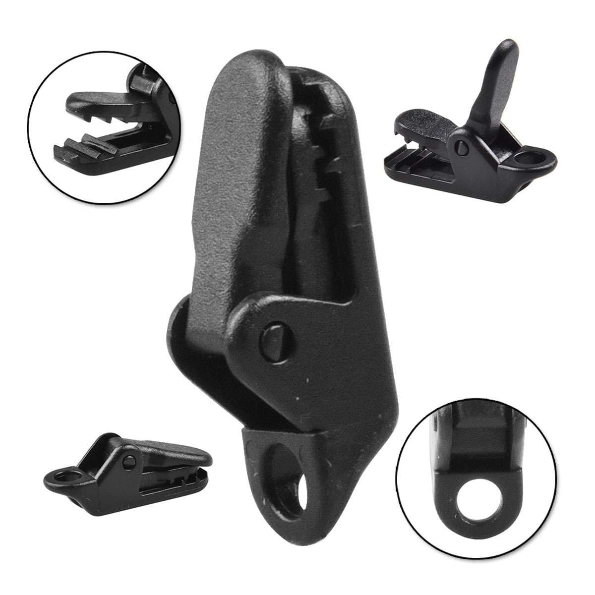 Heavy Duty Tarp Clips Locking Awning Clamp Set for Camping & Outdoor Use