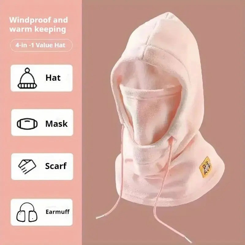 3-in-1 Winter Balaclava Hat Mask Neck Warmer for Men Women - Windproof Cold Weather Gear