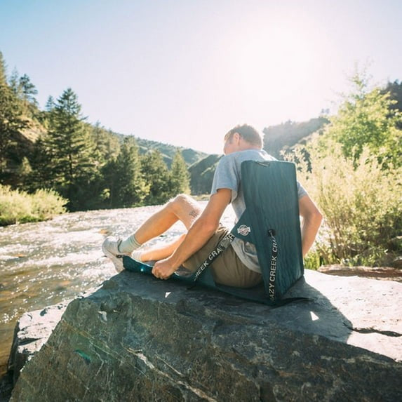 Camping Chair and Sleeping Pad Combo - Lightweight, Water-Resistant, Adjustable Straps