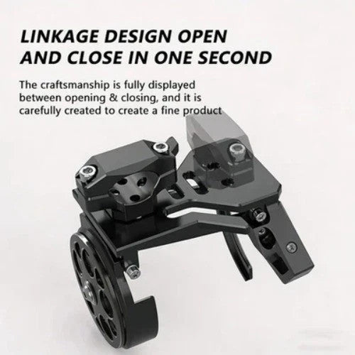 Foldable Motorcycle Cup Holder Adjustable Water Bottle Mount