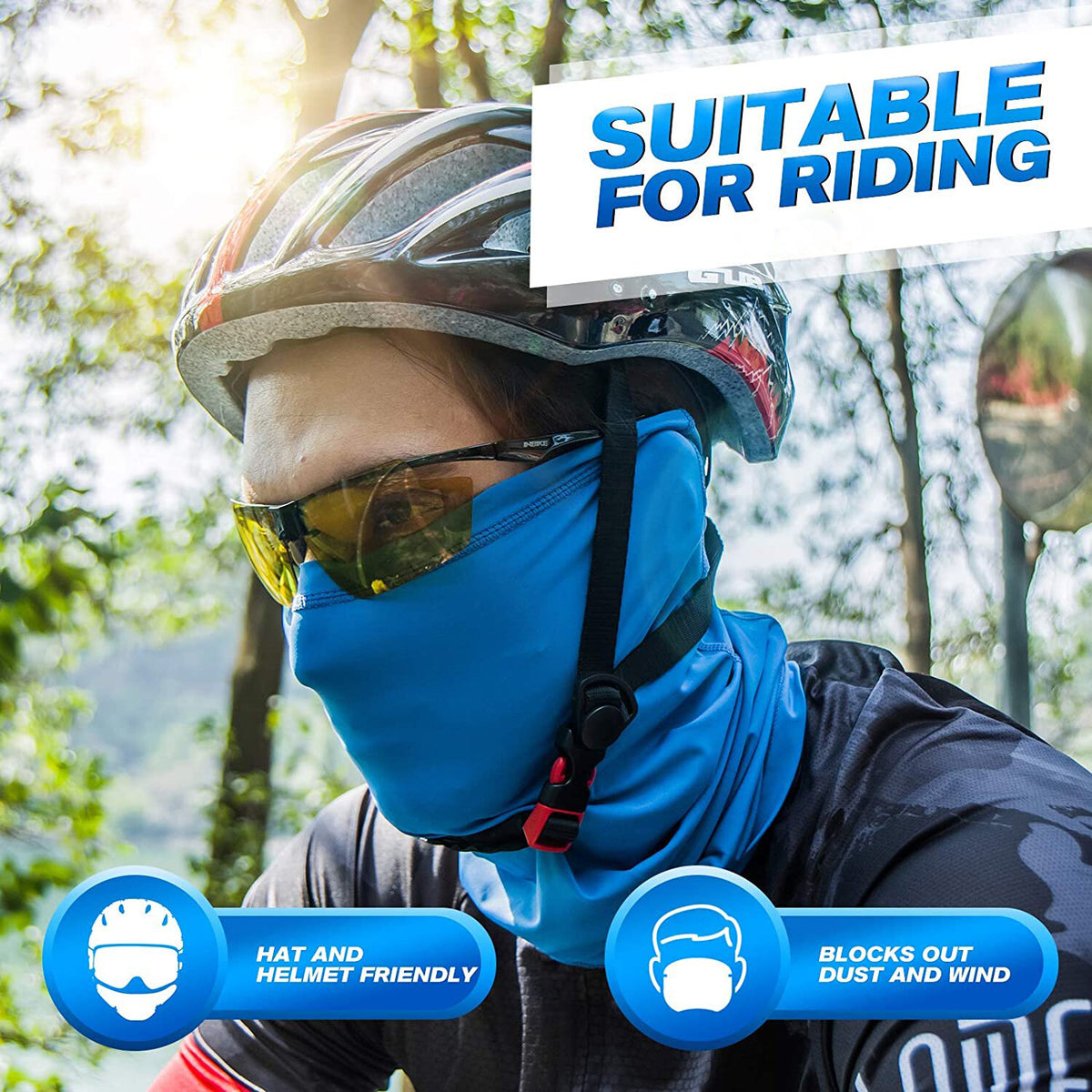UV Protection Cooling Neck Gaiter Face Mask for Outdoor Activities