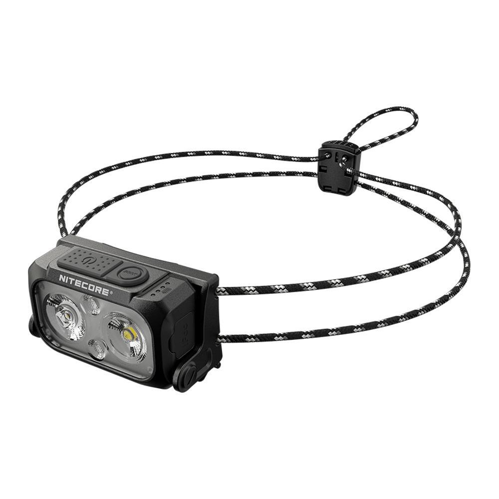 Rechargeable Headlamp with 400 Lumens, Ultralight, Dual Beam, USB-C