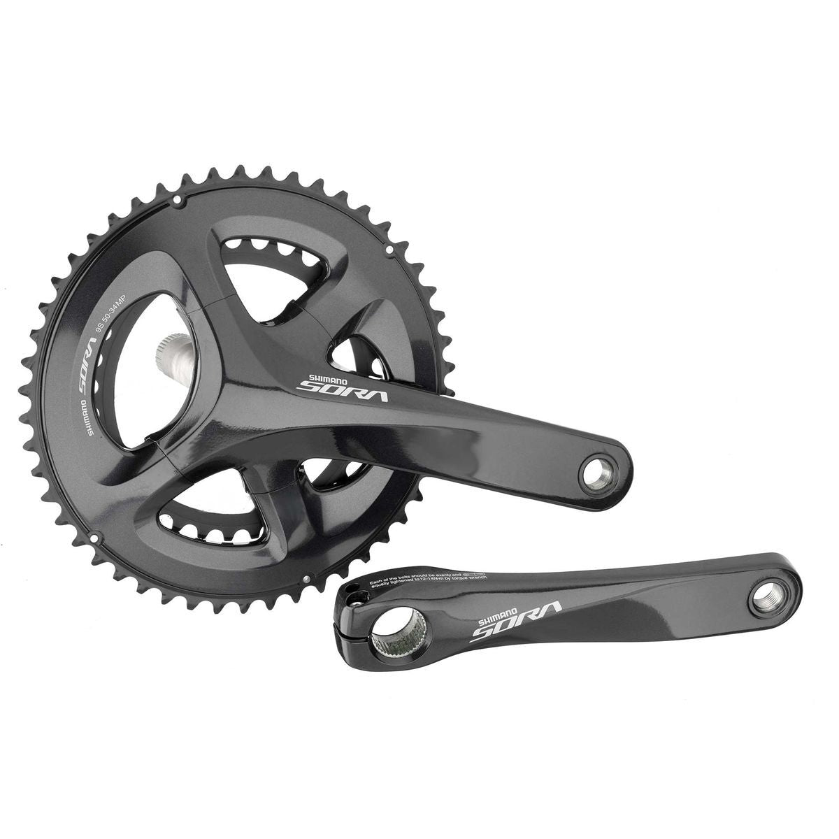 Shimano R3000 9-Speed Road Bike Crankset 50-34T 170mm Aluminum