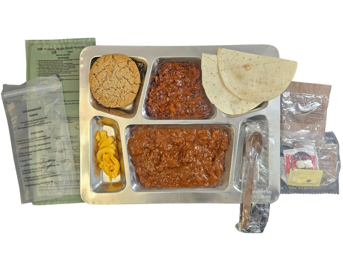 2024-2025 US Military MRE Meal Ready to Eat Assorted Menu Options