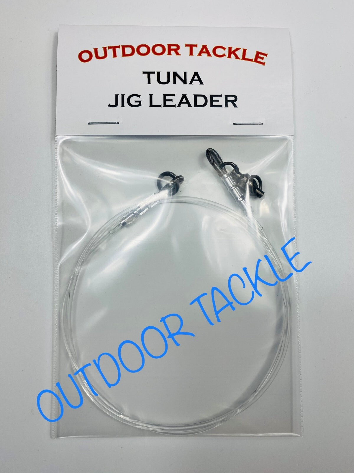 Saltwater Jig Leader Line 5ft Abrasion Resistant Quick Change Fishing Tackle