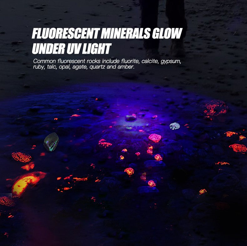 365nm UV Flashlight for Leak Detection Pet Urine & Curing Resin