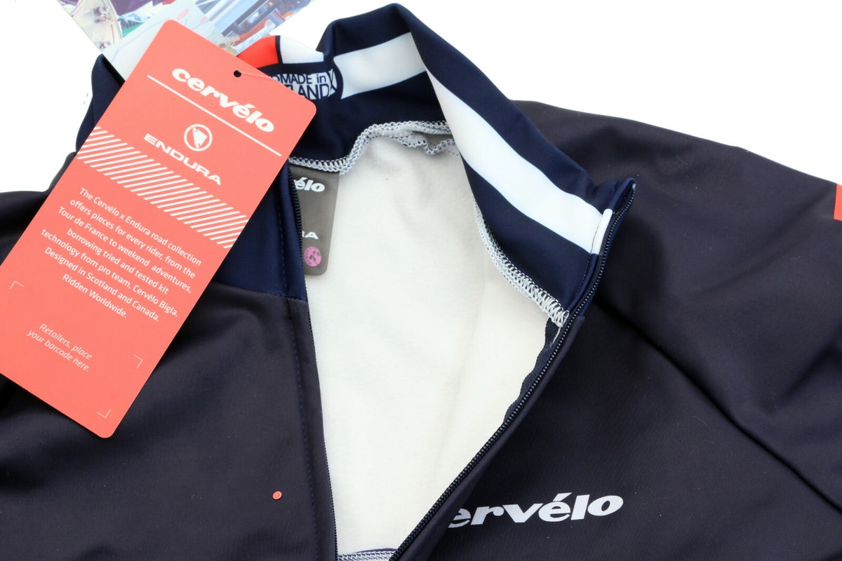 Women's Cycling Jacket Windproof Insulated Race Fit Navy