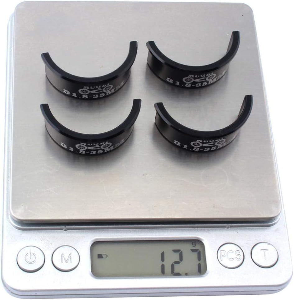 Aluminum Bicycle Handlebar Shim 31.8mm to 35mm Set for MTB Road & Mountain Bikes