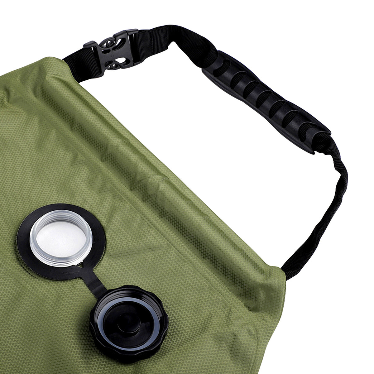 20L Portable Solar Heated Camping Shower Bag with Temperature Display