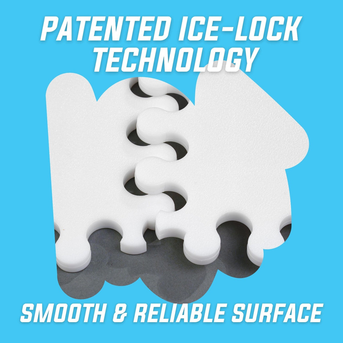 Synthetic Ice Rink Kit for Hockey Practice Expandable Skill Set
