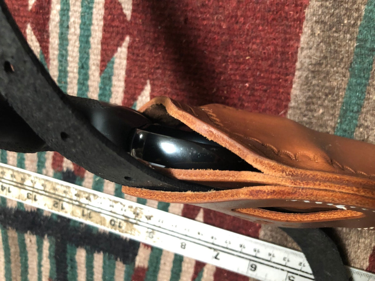 Two-Position Leather Cross Draw Holster for Smith & Wesson 6" Barrels